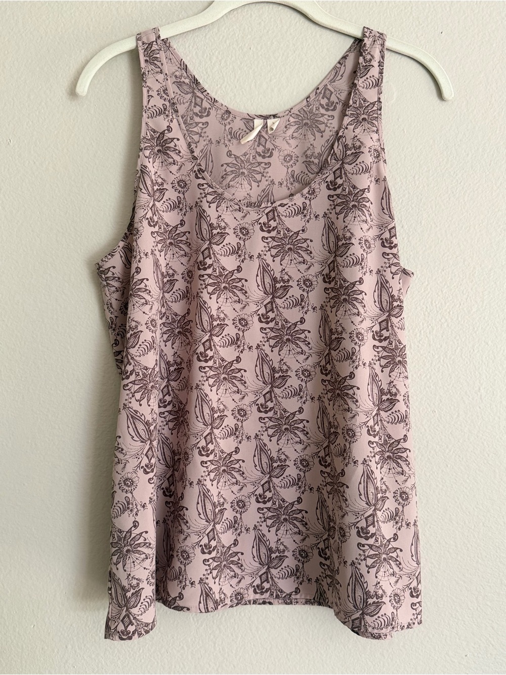 Frenchi Sleeveless Floral Print Tank Top - Pink
